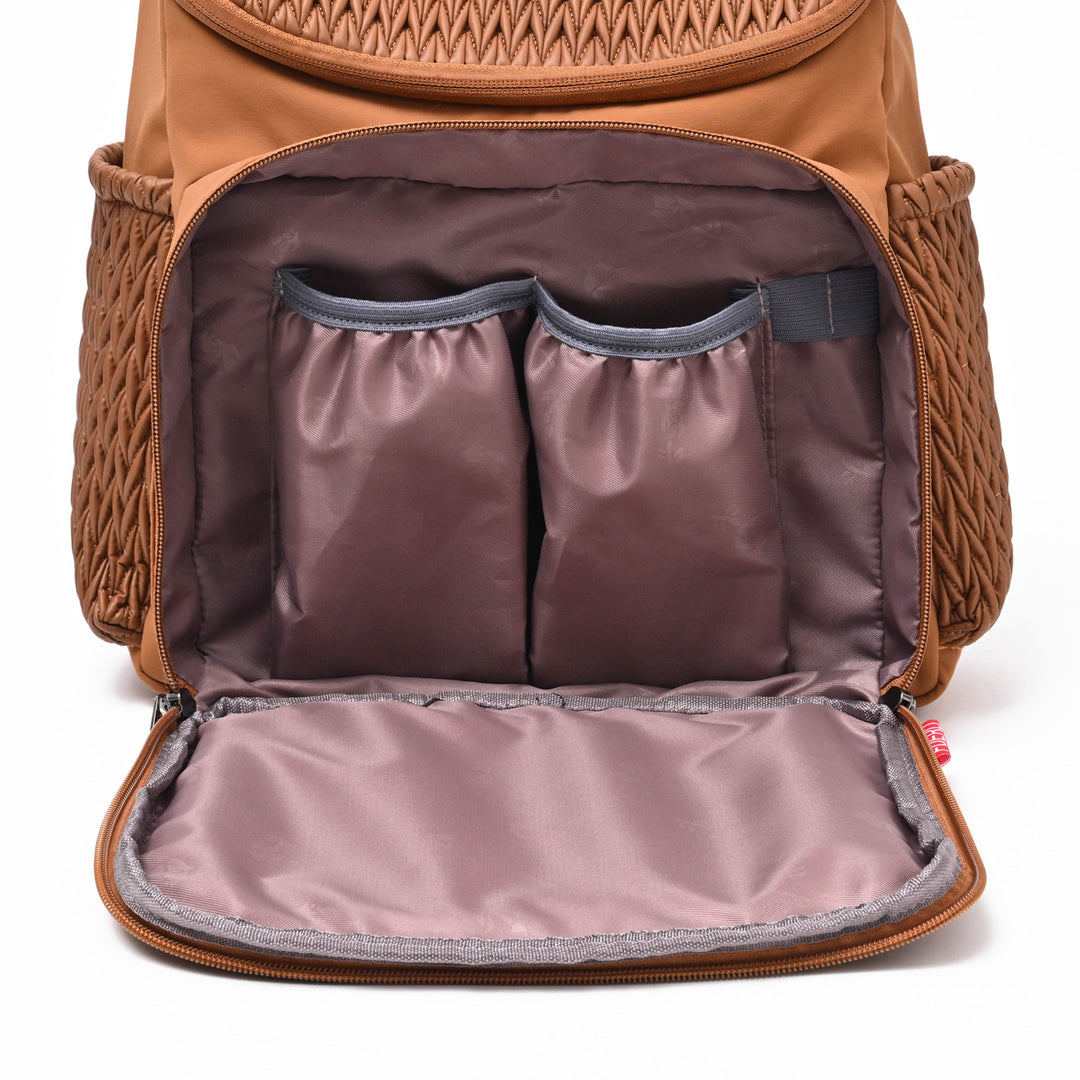 Texturierten Mehrfach-Taschen Rucksack Karnz