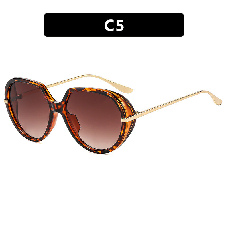 Damen Cat-Eye Sonnenbrille mit blendfreiem UV-Schutz und luxuriösem Metallrahmen Karnz