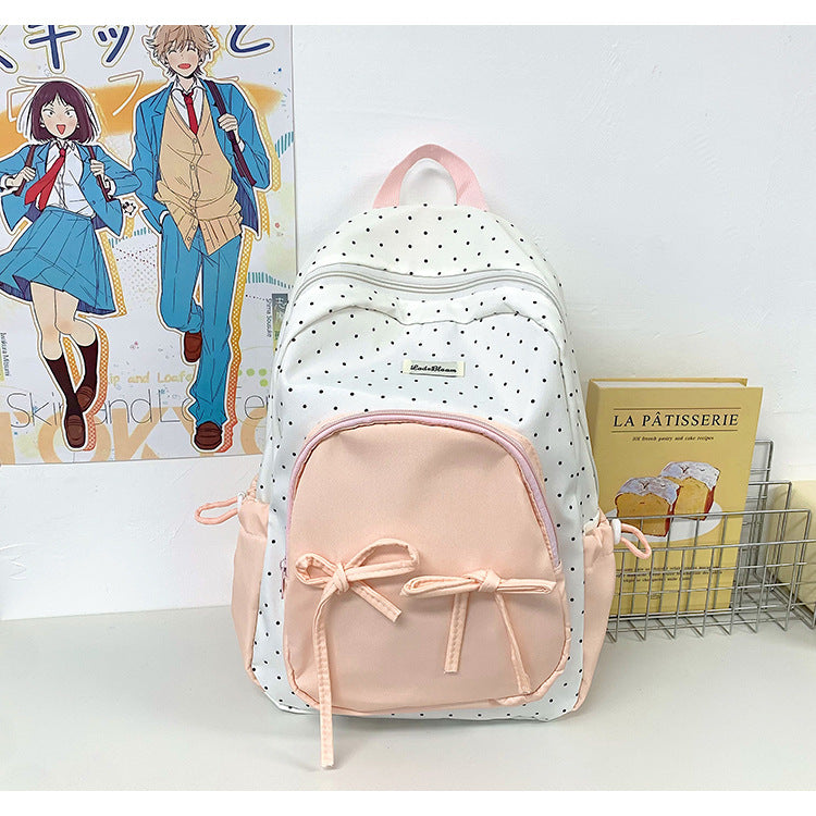 Stylische Punkte Schul-Rucksack
