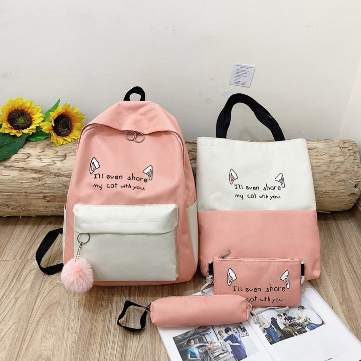 Niedlicher Tier-Themen-Rucksack Set Karnz