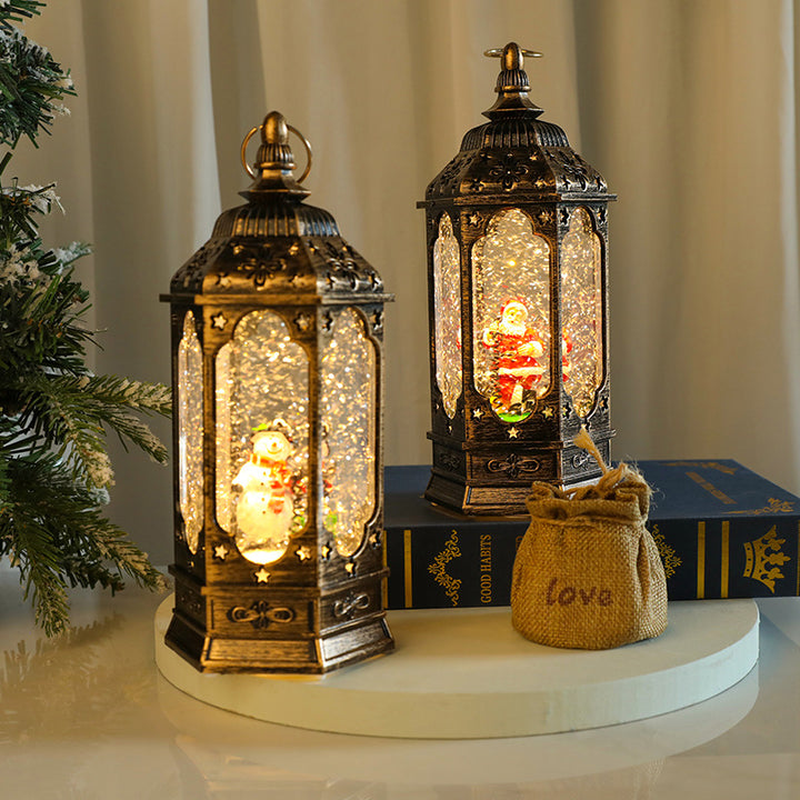 LED-beleuchtete Weihnachtslaterne Dekoration Karnz