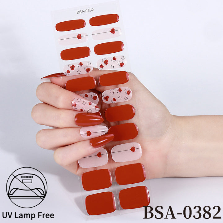 Funkelnde Geschenke-Themen Nagelkunst-Wickel