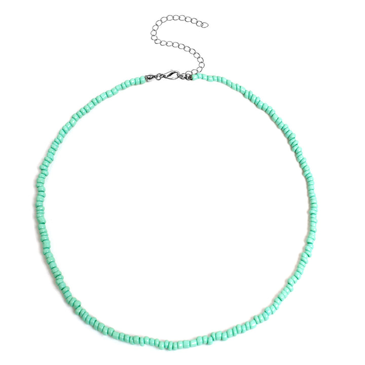 Buntes Perlen-Choker-Halsband Karnz