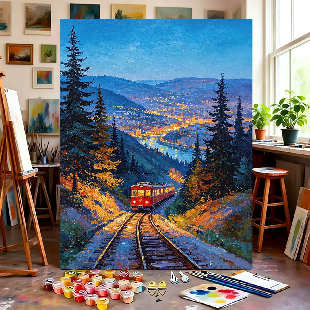 Berglandschaft Leinwandkunst Karnz