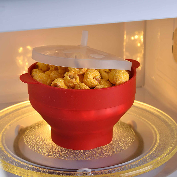 Silikon Popcornbehälter mit Deckel Karnz