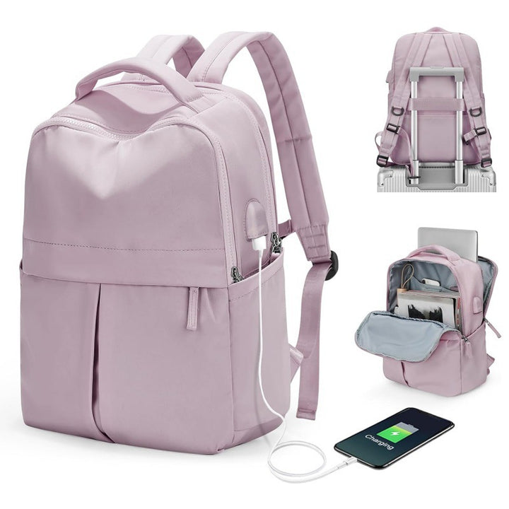 Multifunktionaler Laptop-Rucksack mit Usb-Anschluss und Vielseitigen Fächern Karnz