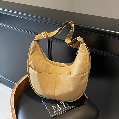 Weiche Stoff Hobo Tasche Karnz