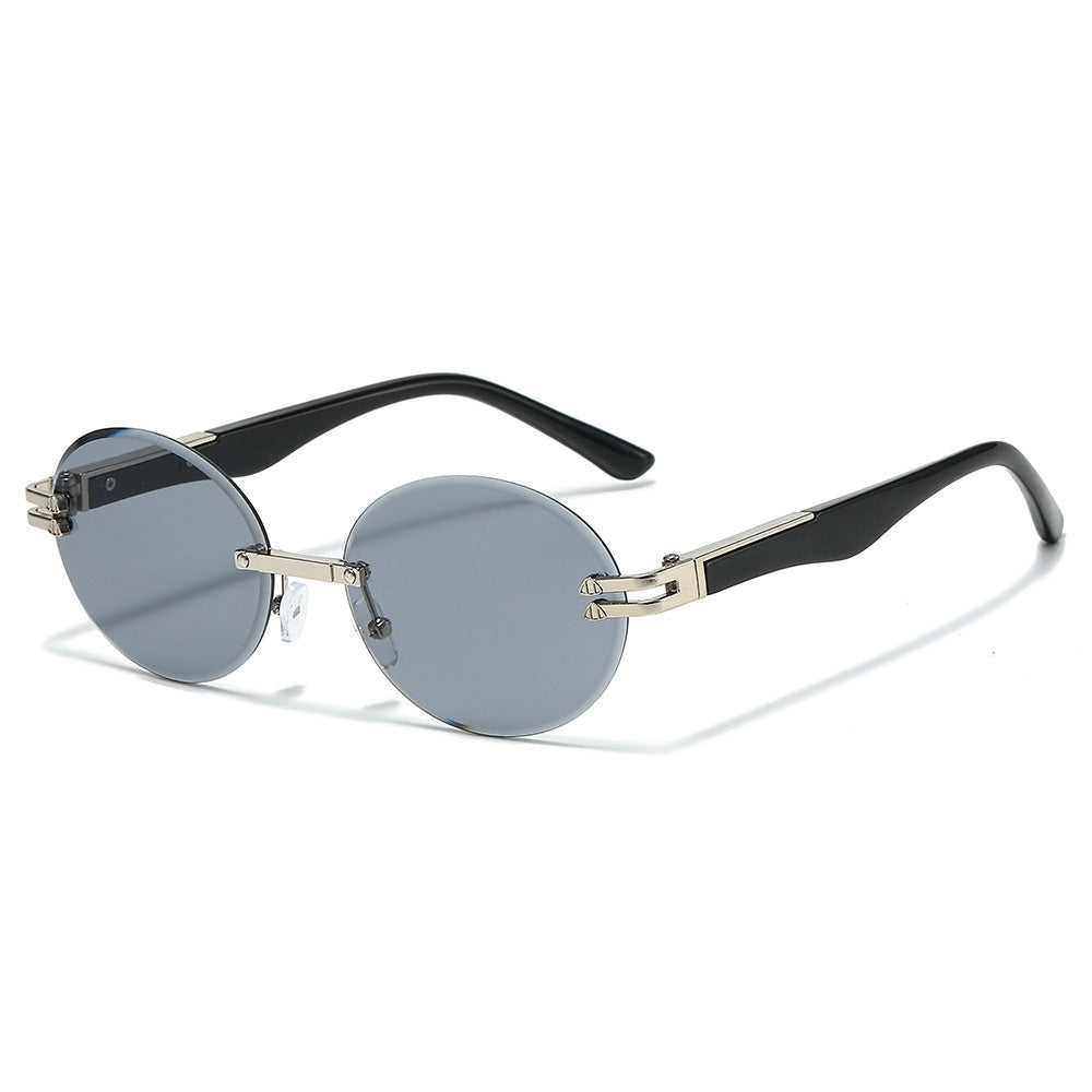 Stylische runde Rahmen-Sonnenbrille Karnz