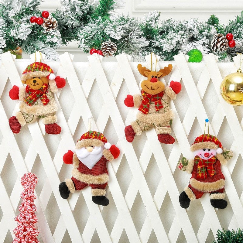 Dekorative Weihnachtsmann Anhänger Karnz