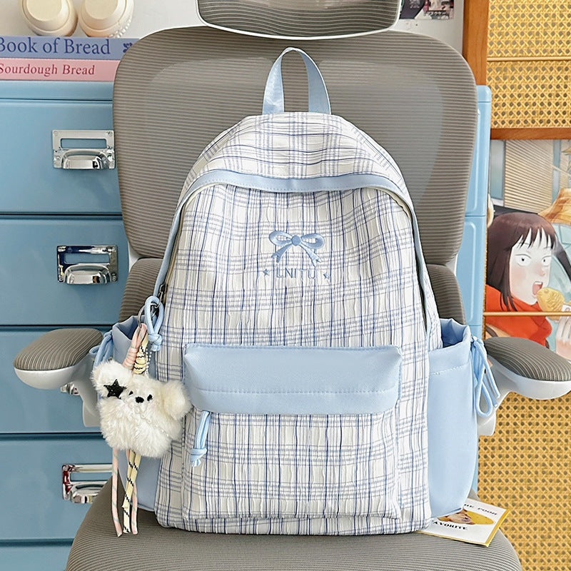 Gepunktetes Muster Freizeit Rucksack Karnz