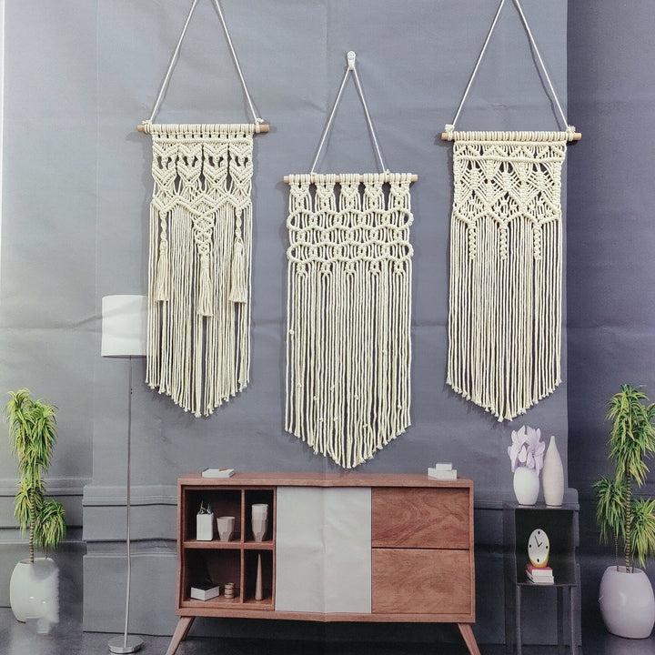 Bohemian Makramee Wandteppich Karnz