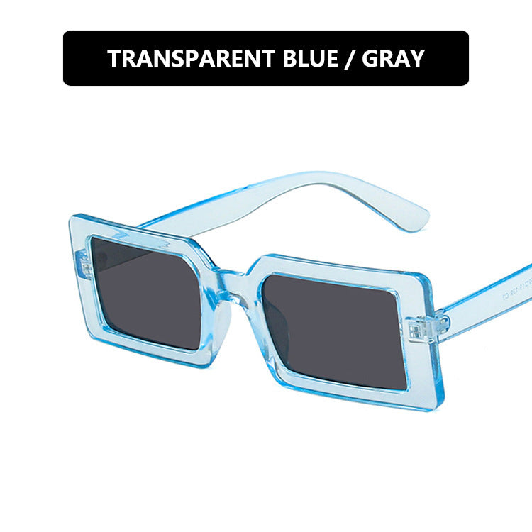 Damen quadratische Sonnenbrille mit modernem, breitem Rahmen und schützendem UV-Filter Karnz