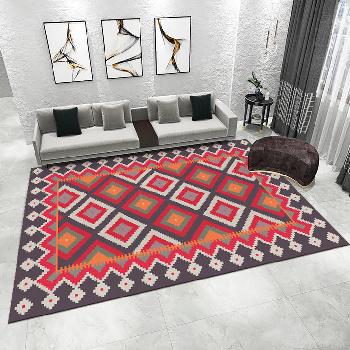 Geometrisch gemusterter Teppich 1786779209