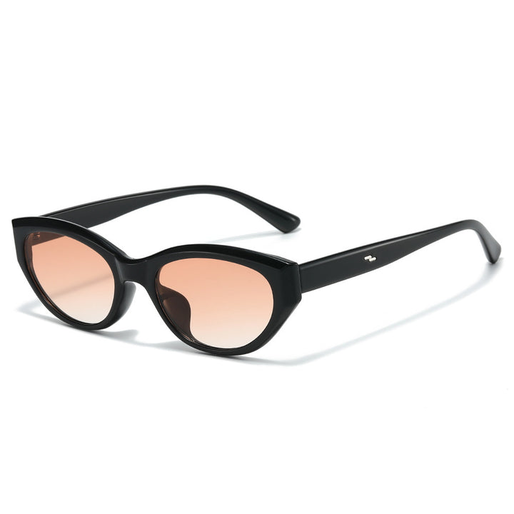 Chic Cat-Eye Sonnenbrille mit stilvollen Rahmen Details Karnz
