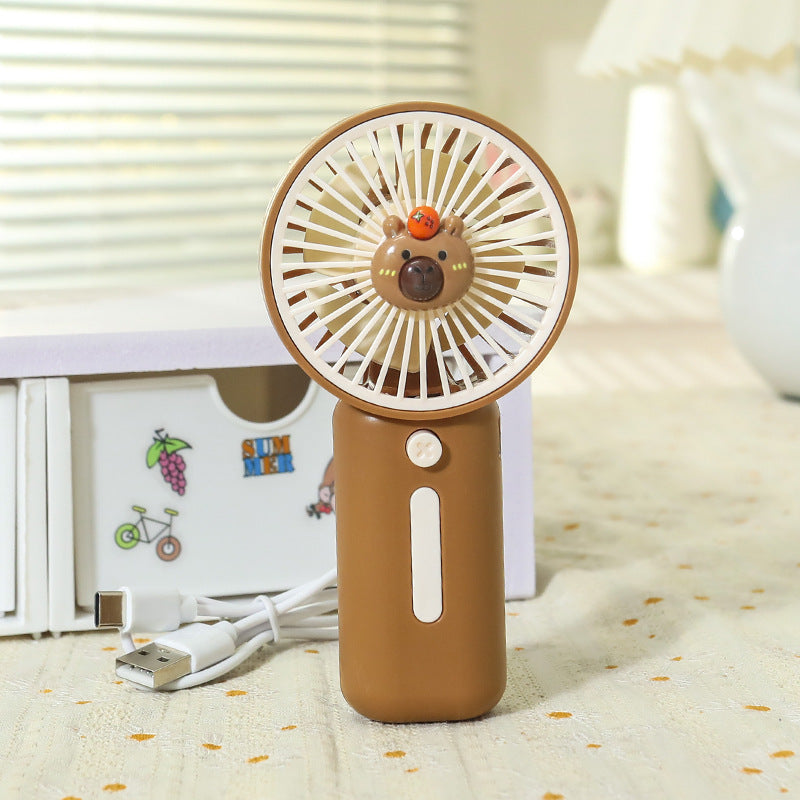 Damen Tragbarer Handventilator im verspielten Tierdesign Karnz