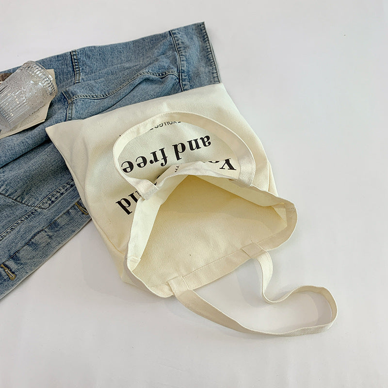 Motivational Canvas Tote Bag Karnz