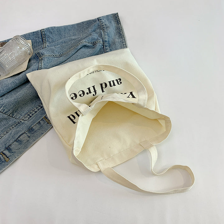 Motivational Canvas Tote Bag Karnz