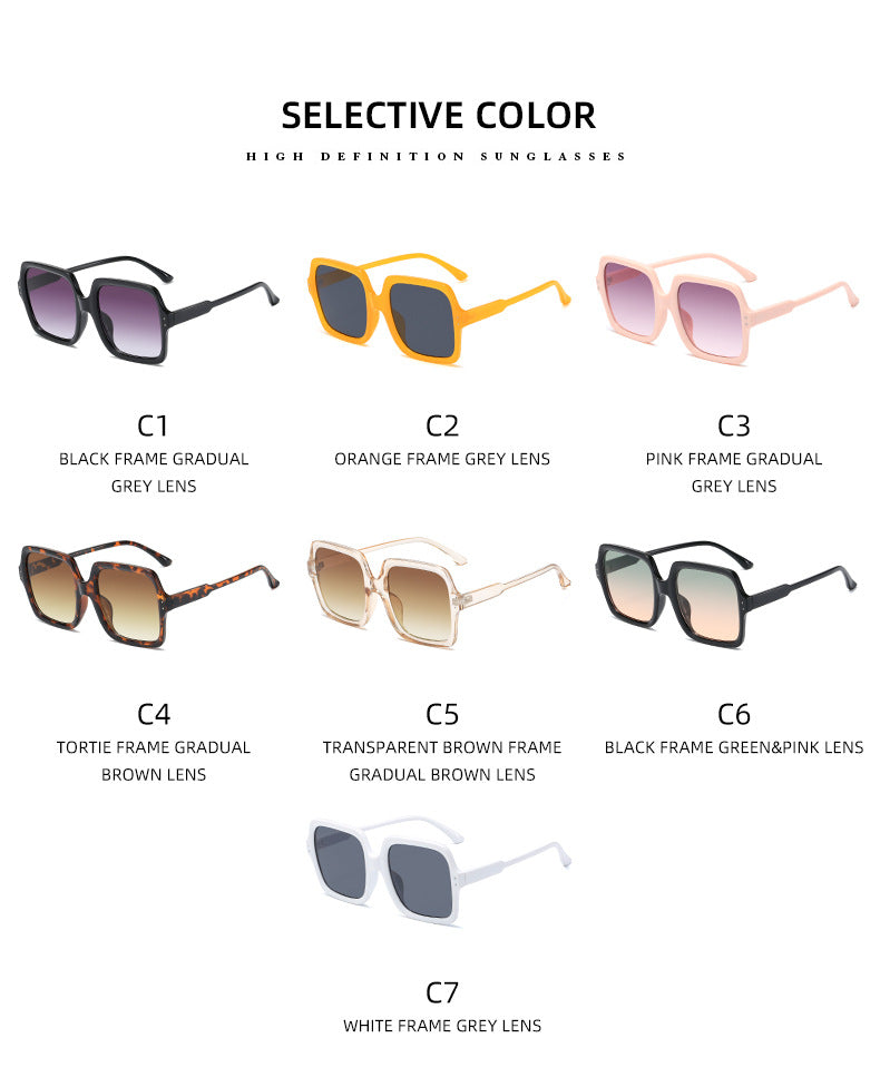 Damen modische oversized Sonnenbrille mit modernem Design Karnz