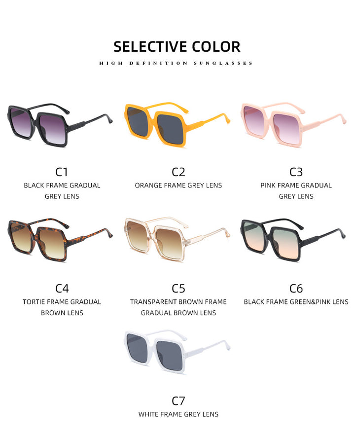 Damen modische oversized Sonnenbrille mit modernem Design Karnz