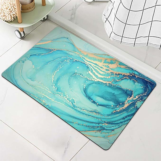 Stylische Wasserabweisende Badematte Karnz