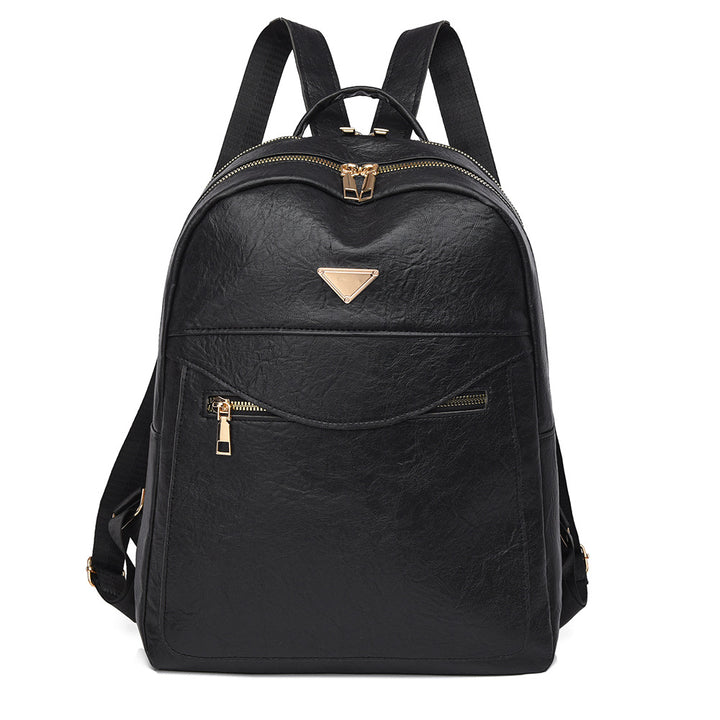 Elegante Faux Leder Rucksack Karnz