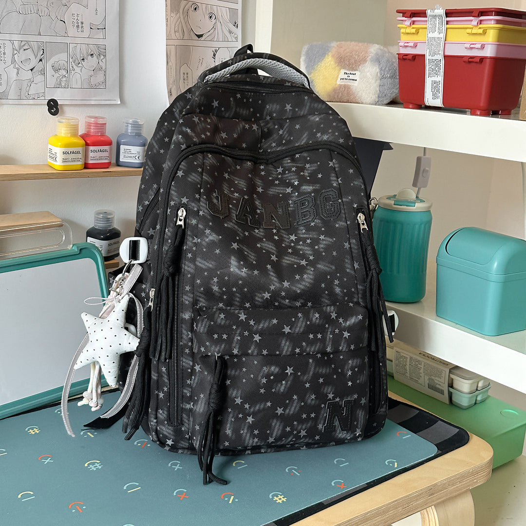 Stylischer Rucksack mit Sternmuster Karnz