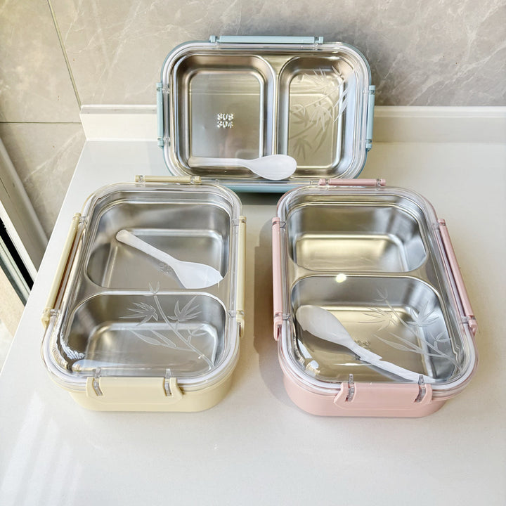 Dual-Compartment Edelstahl Brotdose
