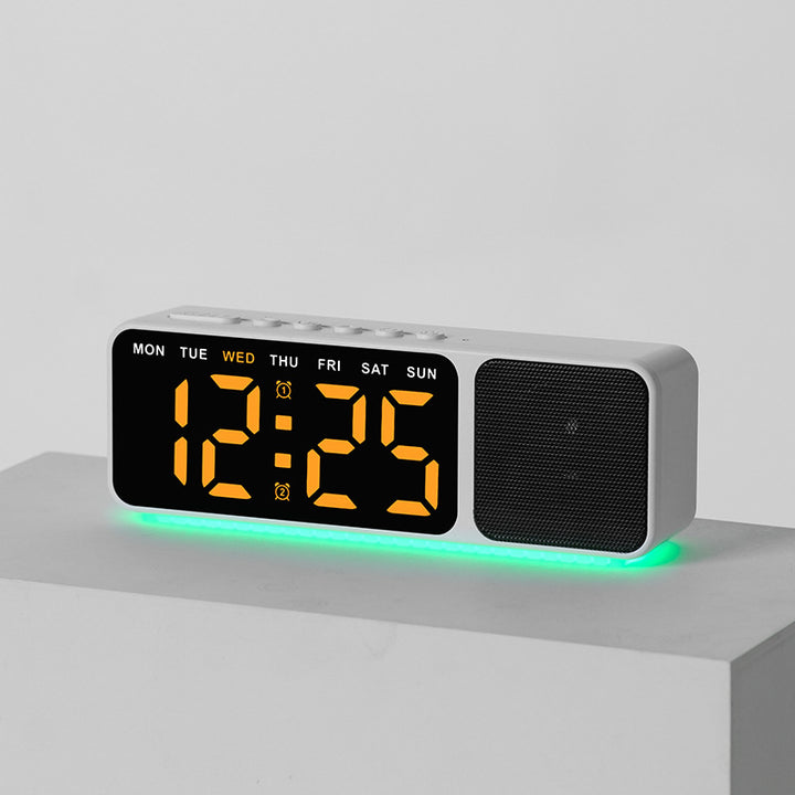 Digitaler LED-Wecker mit Mehrfarbenbeleuchtung Karnz