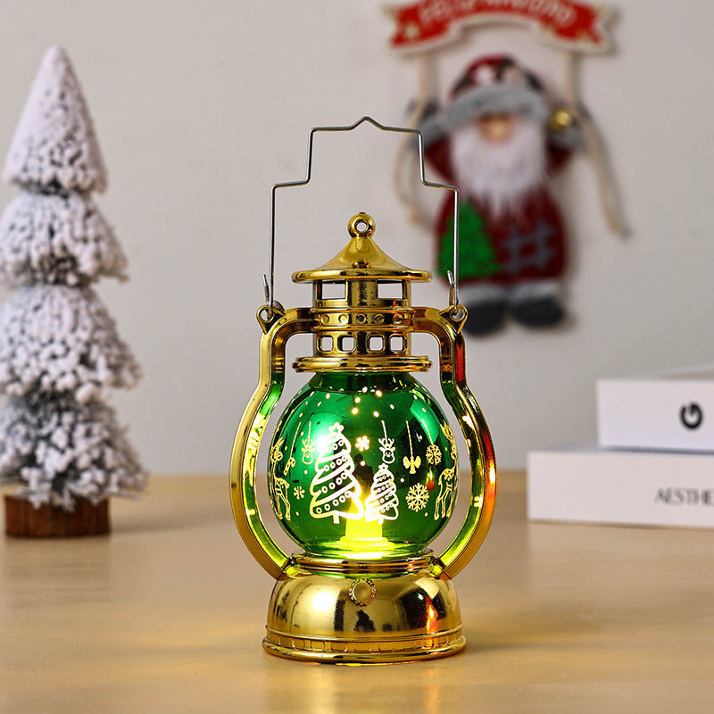 Nostalgische LED Weihnachtslaterne Karnz