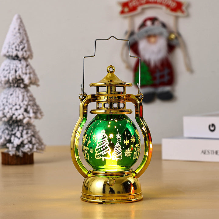 Nostalgische LED Weihnachtslaterne Karnz