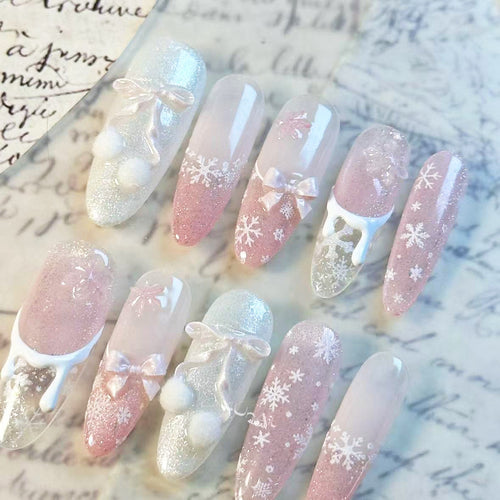 Saisonales Press-On Nail Art Set