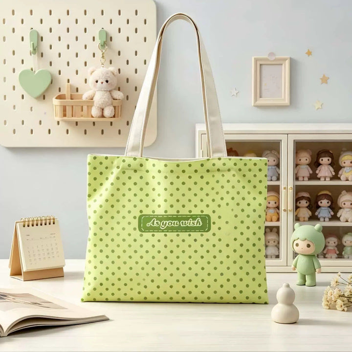 Canvas Tote Bag mit lustigem Grafikdesign