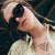 Damen Designer-Sonnenbrille mit markantem geometrischen Rahmen und polarisierenden Gläsern Karnz