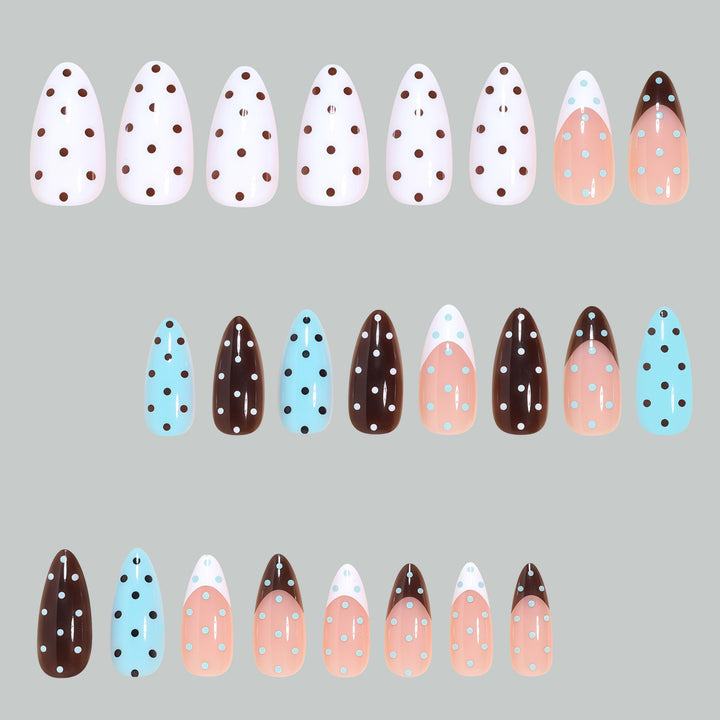 Künstlerisches Stiletto Nageldesign Set Karnz