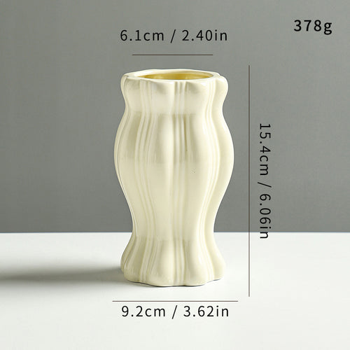 Elegante dekorative Keramikblumenvase