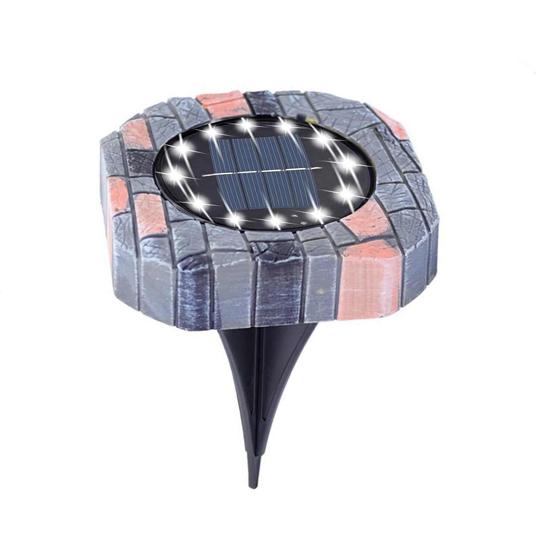 Solarbetriebene dekorative Laternenpfahl