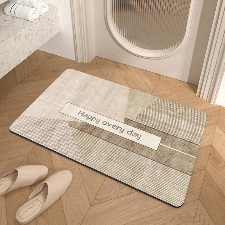 Stylish Modern Badezimmermatte Karnz