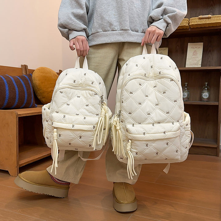 Gesteppt stilvolles Alltags-Rucksack Karnz