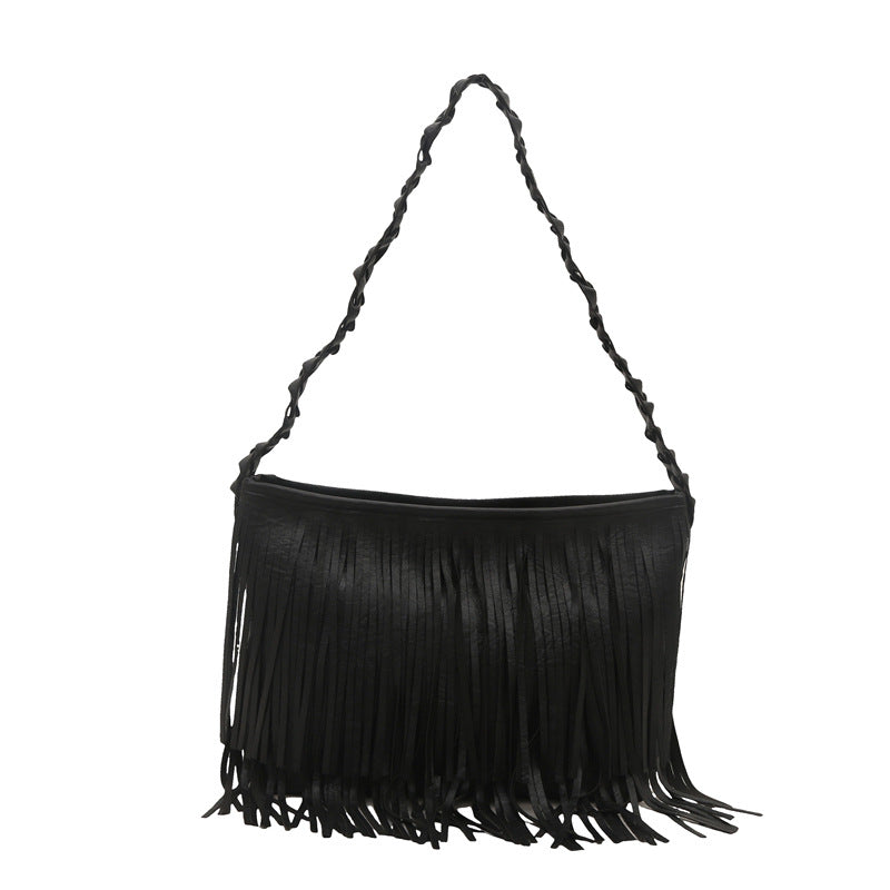 Bohemian Fransen Schultertasche Karnz