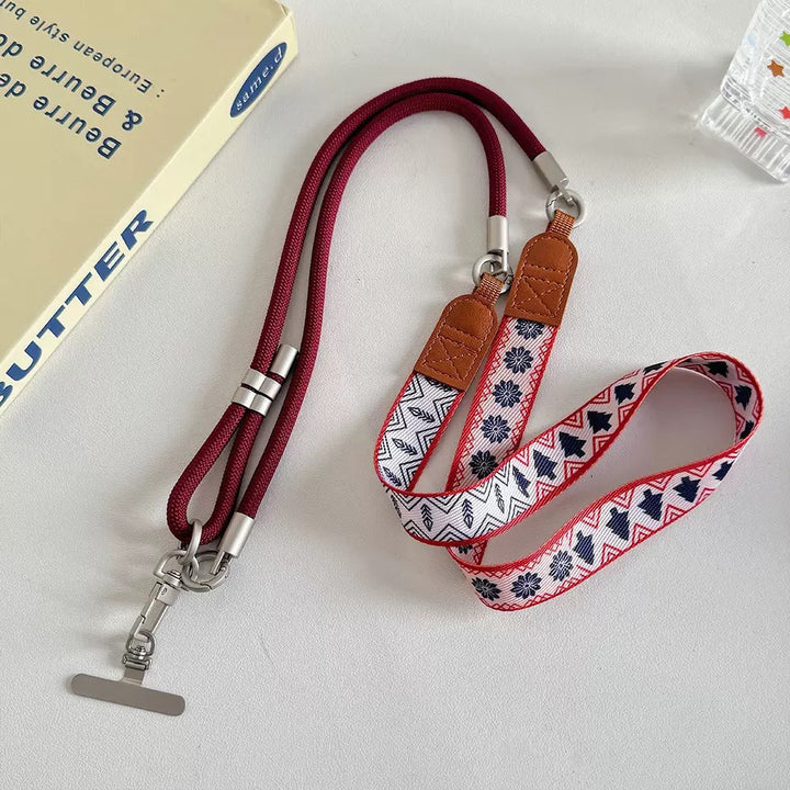 Stilvolle Floral Lanyard Karnz