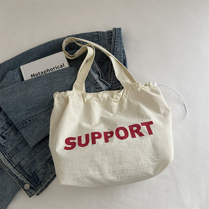 Lässige Baumwoll-Tote-Bag Karnz