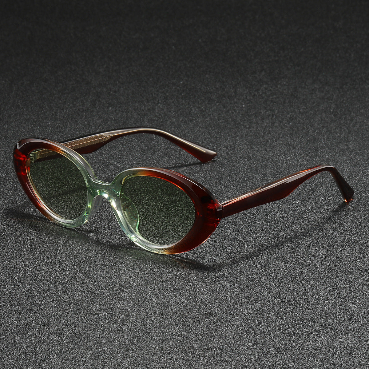 Damen modische Sonnenbrille im eleganten, ovalen Design Karnz