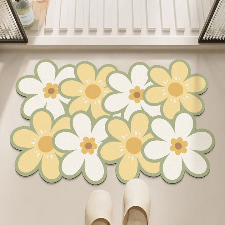 Dekorativer Floral Fußmatte