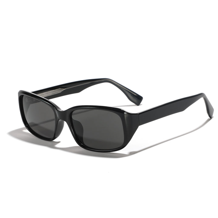 Damen modische rechteckige Sonnenbrille Karnz