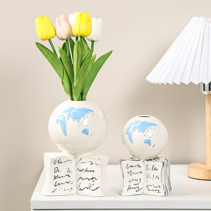 Elegante Keramik Globusbank Karnz