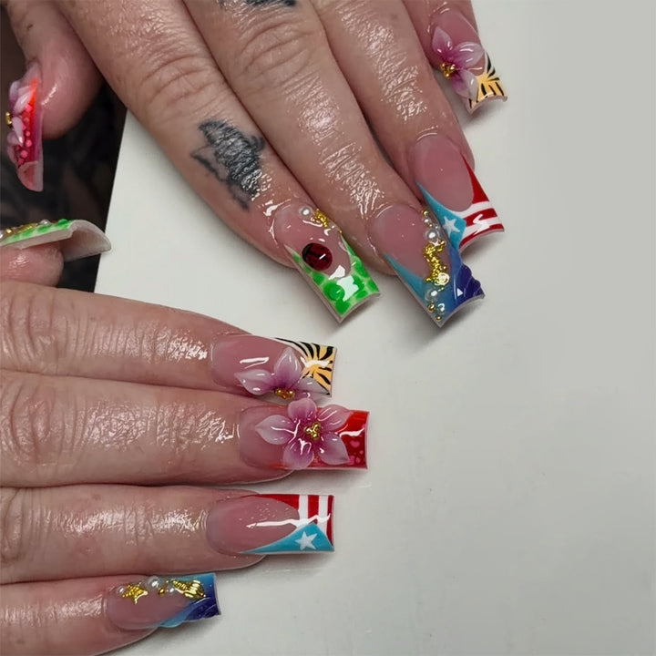 Dekoratives Nagelkunst-Set