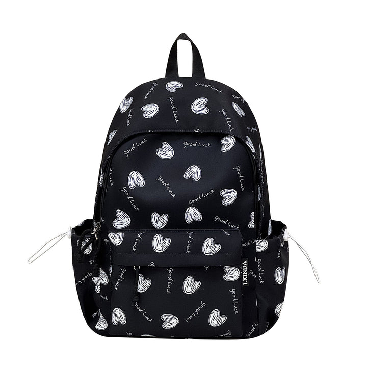 Herz Muster Casual Rucksack Karnz