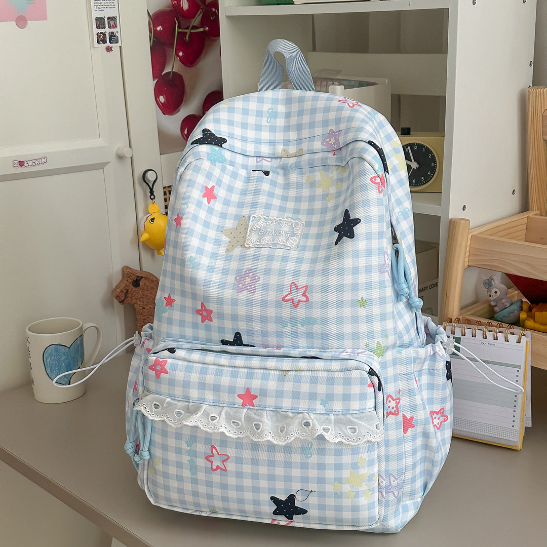 Niedlicher Illustrierter Lässiger Rucksack Karnz