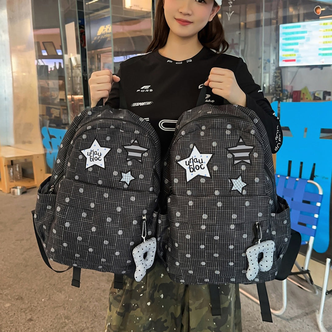 Polka-Dots-Musterer Casual Rucksack Karnz