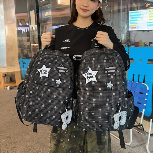 Polka-Dots-Musterer Casual Rucksack Karnz